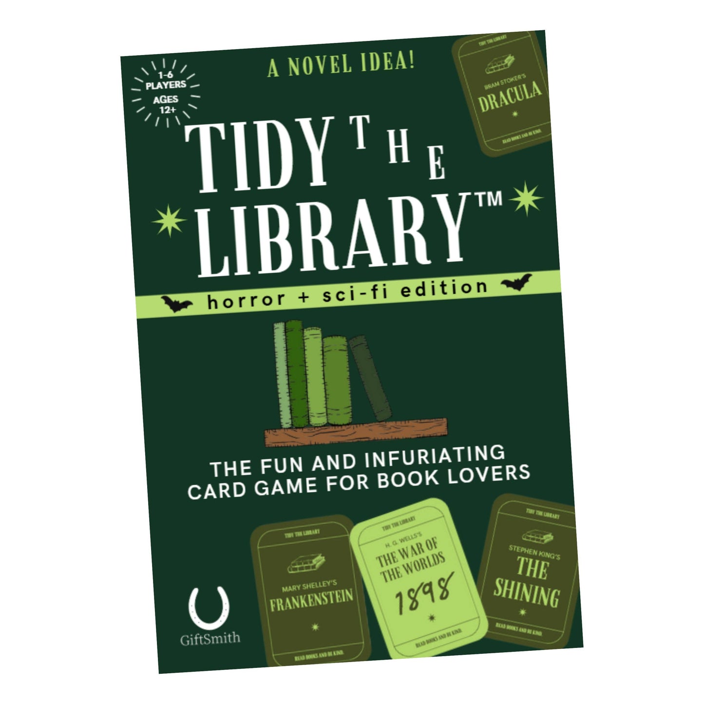 TIDY THE LIBRARY: The Horror + Sci-Fi Edition - Bookish Game - from The Bookhouse Broughty Ferry- Just £10! Shop now