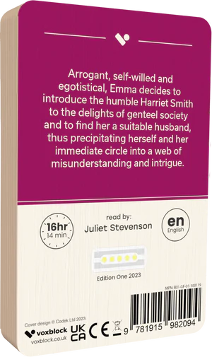 Emma - Voxblock Audiobook - Audiobook from The Bookhouse Broughty Ferry- Just £15.99! Shop now