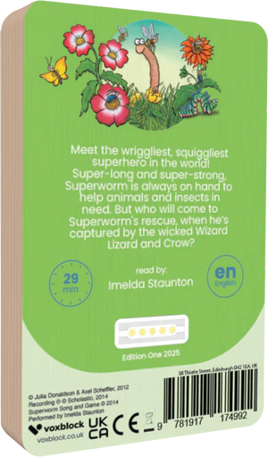 Super Worm - Voxblock Audiobook - Audiobook from The Bookhouse Broughty Ferry- Just £9.99! Shop now