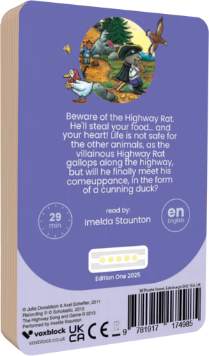 The Highway Rat - Voxblock Audiobook - Audiobook from The Bookhouse Broughty Ferry- Just £9.99! Shop now