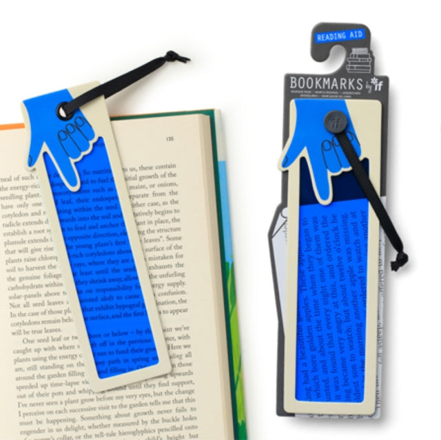 Reading Aid Bookmarks by if - Blue - Gift from The Bookhouse Broughty Ferry- Just £4.99! Shop now