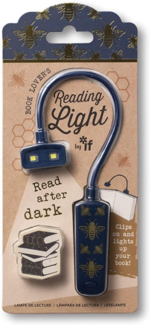 Book Lover's Reading Light - Bee - Gift from The Bookhouse Broughty Ferry- Just £14.99! Shop now