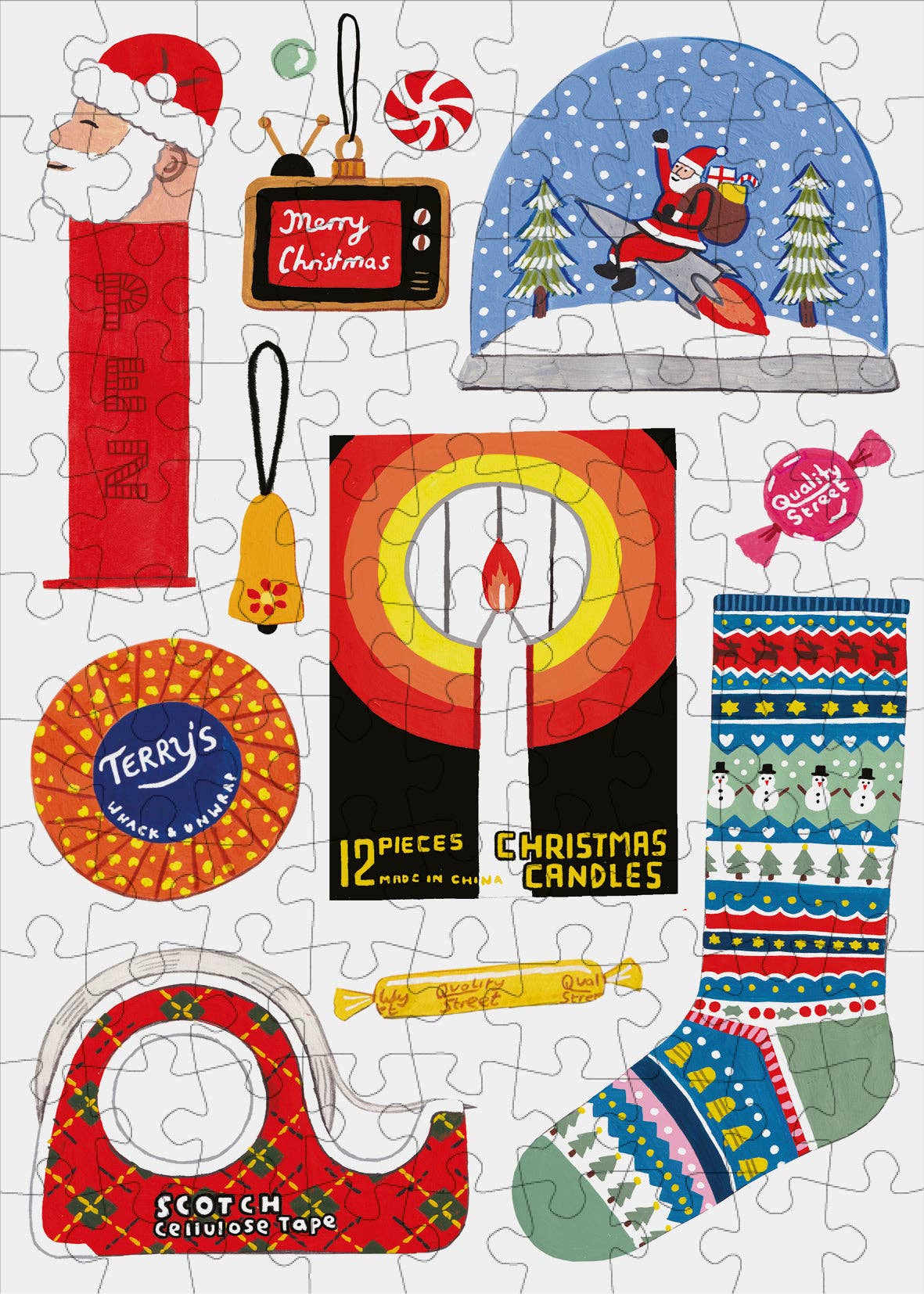 Christmas - 99 Piece Mini Jigsaw Puzzle - from The Bookhouse Broughty Ferry- Just £6! Shop now