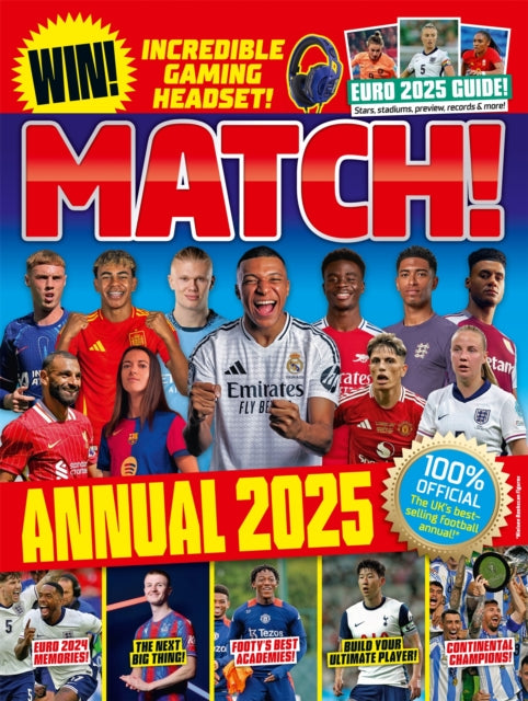 Match Annual 2025 : The UKs Best-selling Football Annual! - Book from The Bookhouse Broughty Ferry- Just £9.99! Shop now