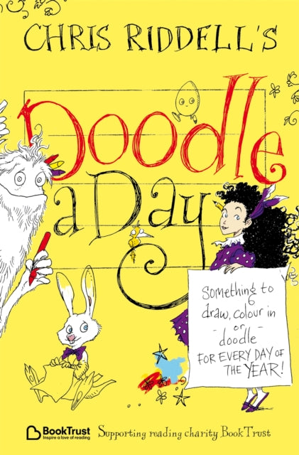 Chris Riddells Doodle-a-Day : Something to Draw, Colour In or Doodle - For Every Day of the Year! - Book from The Bookhouse Broughty Ferry- Just £8.99! Shop now