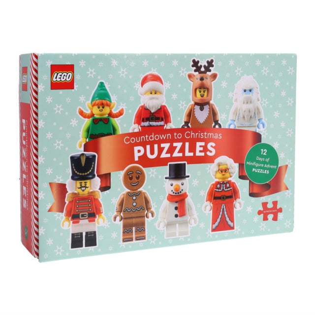 LEGO Countdown to Christmas Puzzles - Book from The Bookhouse Broughty Ferry- Just £21.98! Shop now