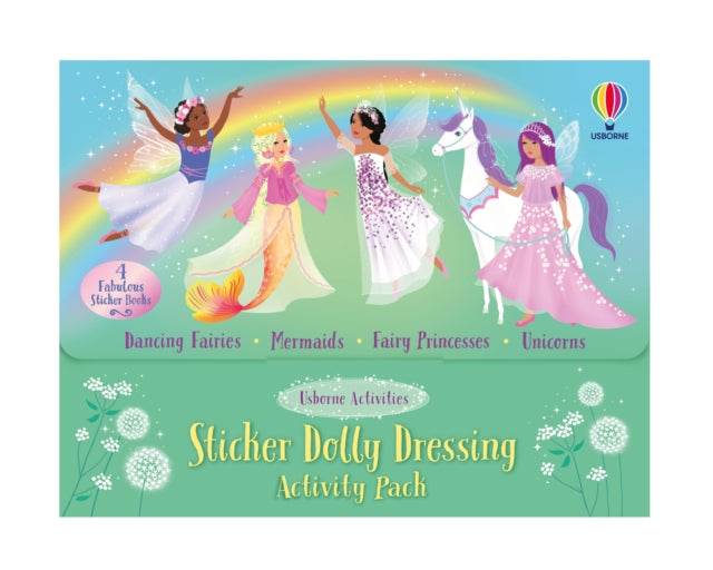 Sticker Dolly Dressing Activity Pack (Unicorns, Mermaids, Dancing Fairies & Fairy Princesses) - Book from The Bookhouse Broughty Ferry- Just £14.99! Shop now