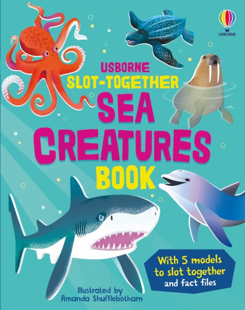 Slot-together Sea Creatures Book - Book from The Bookhouse Broughty Ferry- Just £9.99! Shop now