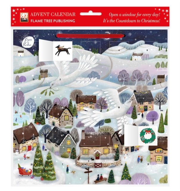 Bex Parkin: Doves Advent Calendar (with stickers) - Book from The Bookhouse Broughty Ferry- Just £6.99! Shop now
