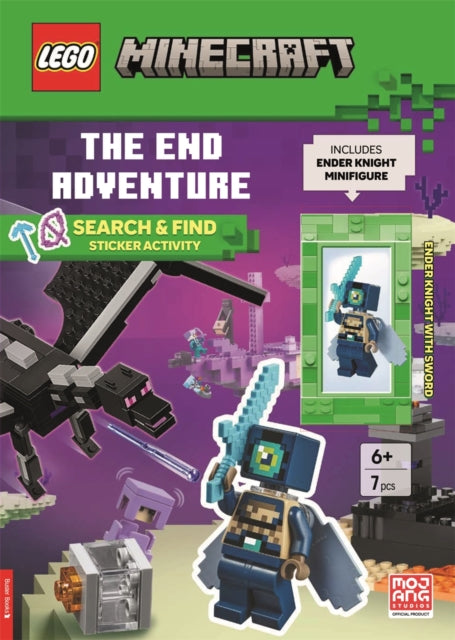 LEGO® Minecraft™: The End Adventure Search & Find Sticker Activity Book (with Ender Knight minifigure and sword) - Book from The Bookhouse Broughty Ferry- Just £8.99! Shop now