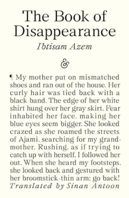 The Book of Disappearance - Book from The Bookhouse Broughty Ferry- Just £14.99! Shop now