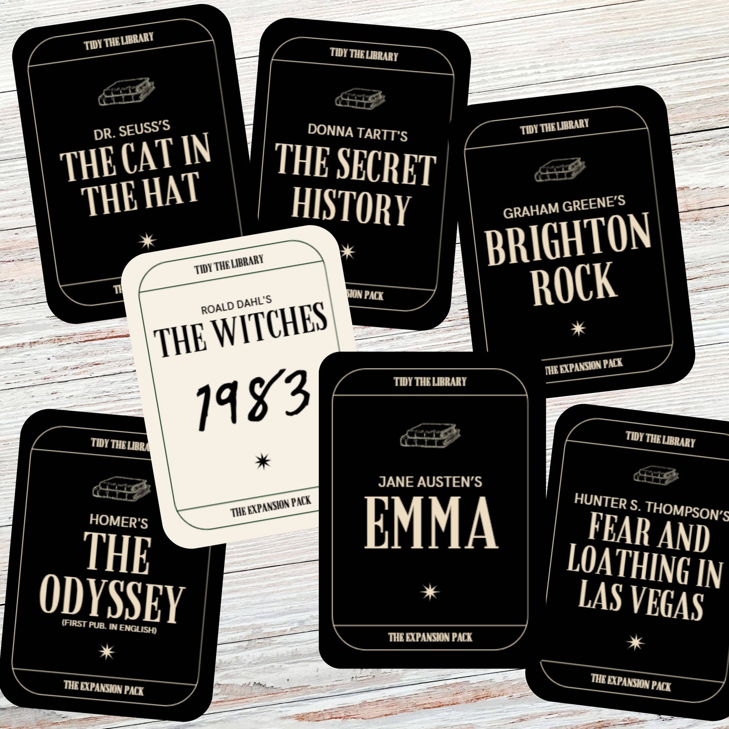 TIDY THE LIBRARY: The Expansion Pack Book Lover's Card Game - from The Bookhouse Broughty Ferry- Just £9.99! Shop now