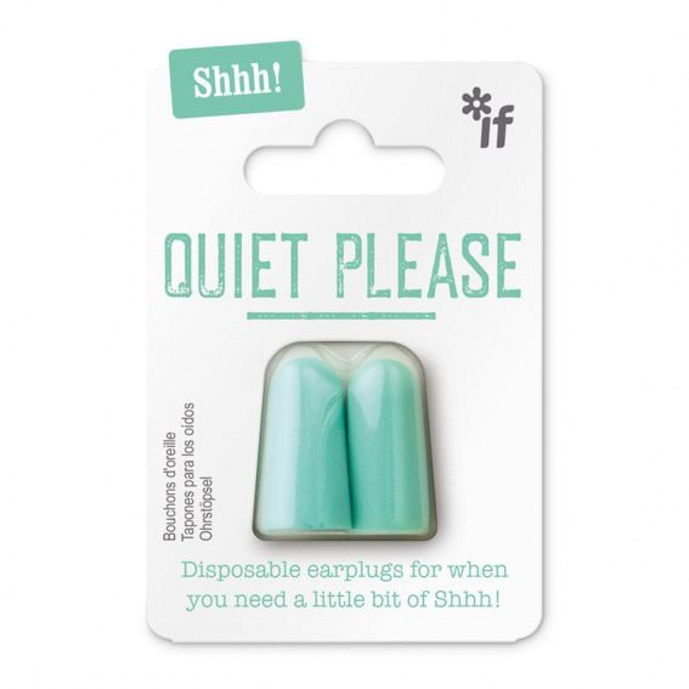 SHHH! EARPLUGS - MINT - Gift from The Bookhouse Broughty Ferry- Just £1.99! Shop now