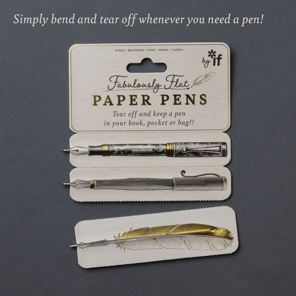 Fabulously Flat Paper Pens - Gift from The Bookhouse Broughty Ferry- Just £6.99! Shop now