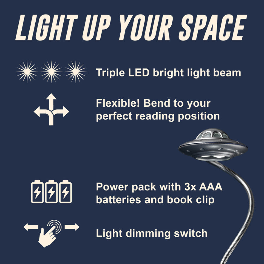 UFO BOOK LIGHT - from The Bookhouse Broughty Ferry- Just £19.99! Shop now
