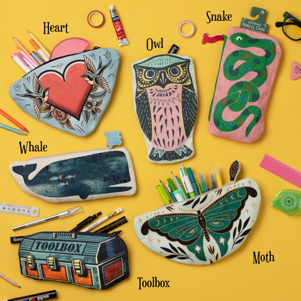 HEART - ECLECTIONERY PENCIL CASE - from The Bookhouse Broughty Ferry- Just £12.99! Shop now