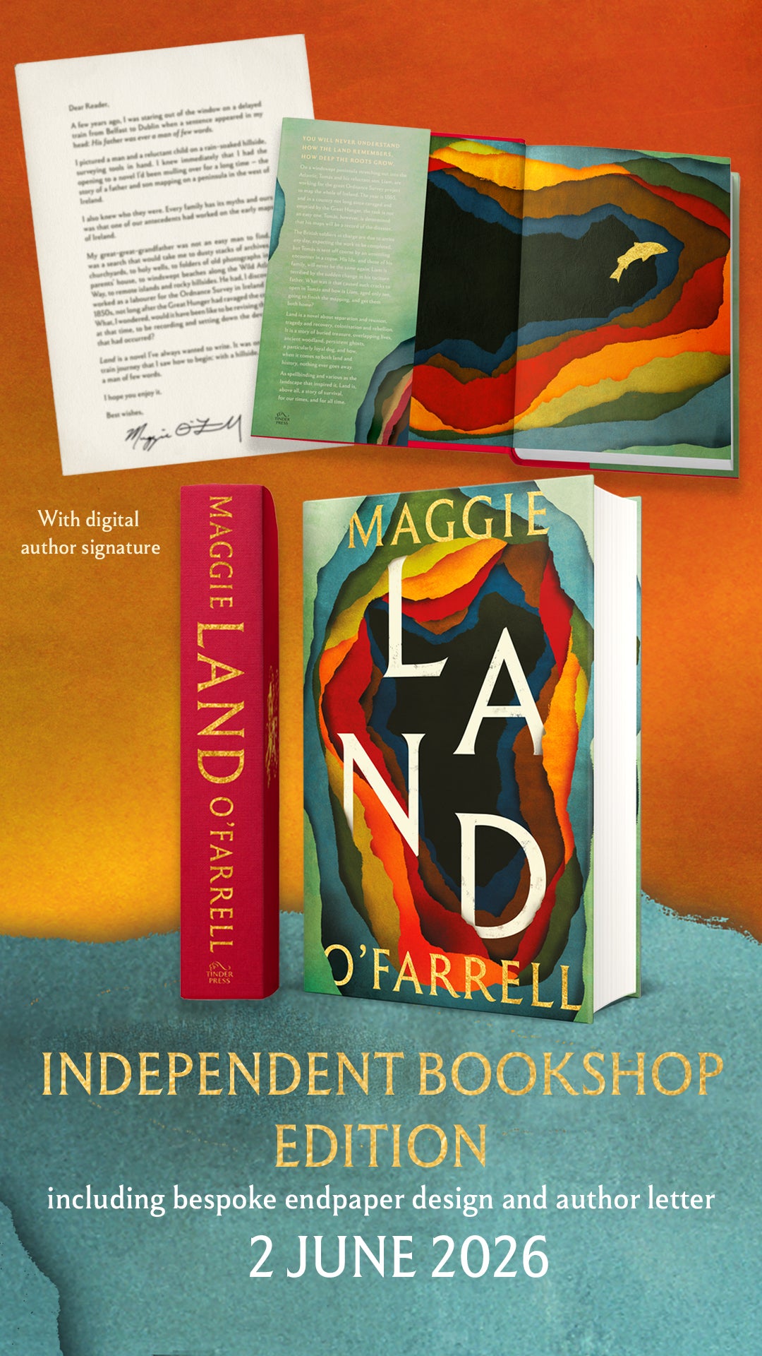 Land - Indie Bookshop Edition - Book from The Bookhouse Broughty Ferry- Just £22.50! Shop now