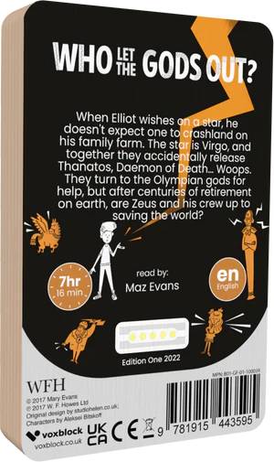 Who Let the Gods Out? - VoxBlock Audiobook - Audiobook from The Bookhouse Broughty Ferry- Just £12.99! Shop now