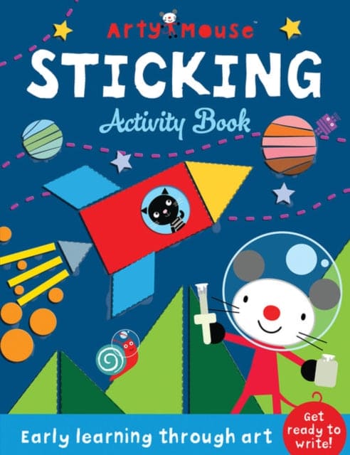 Arty Mouse Sticking - Book from The Bookhouse Broughty Ferry- Just £5.99! Shop now