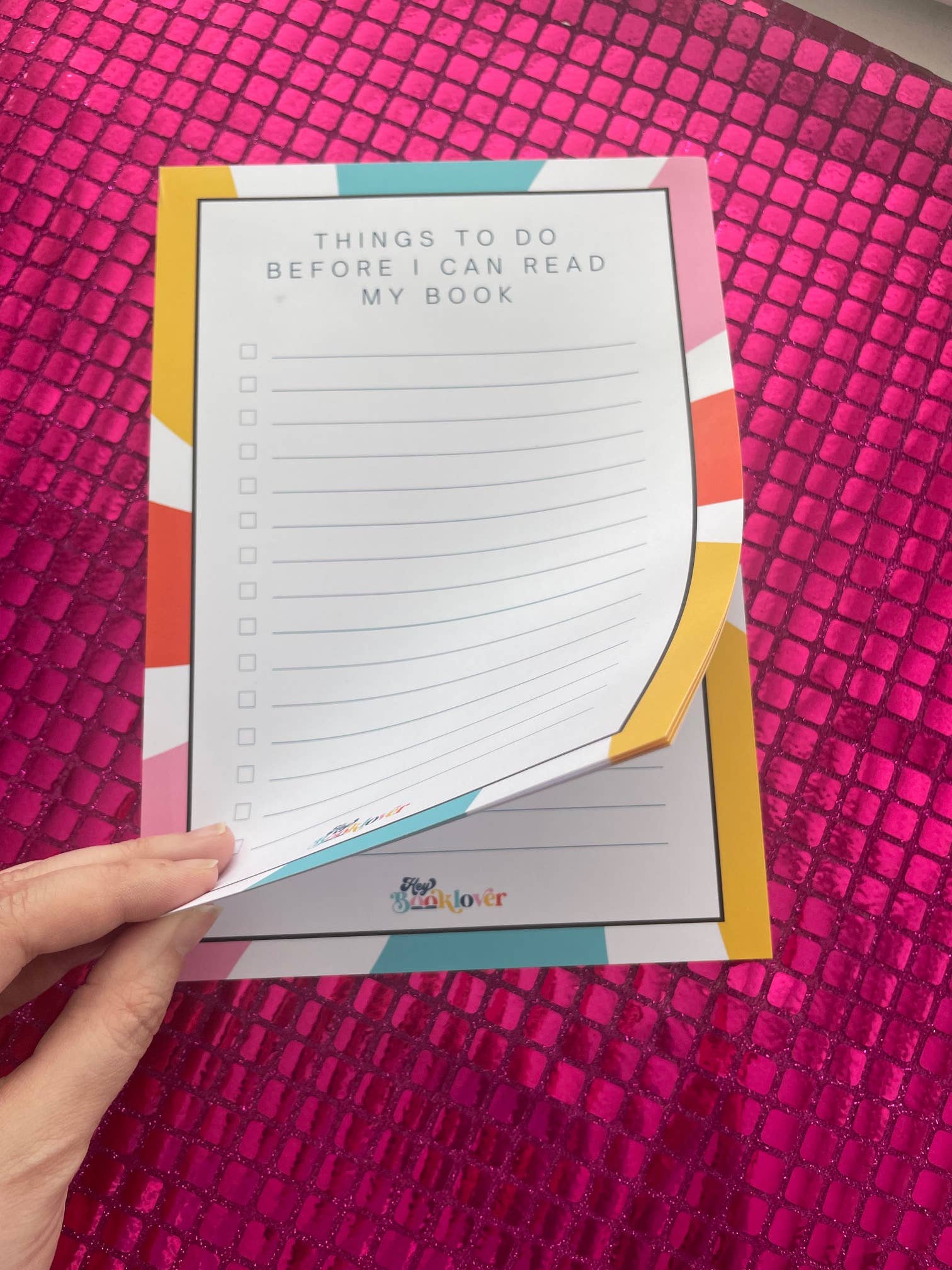 Book Lover Things To Do Notepad -  from The Bookhouse Broughty Ferry- Just £7.99! Shop now