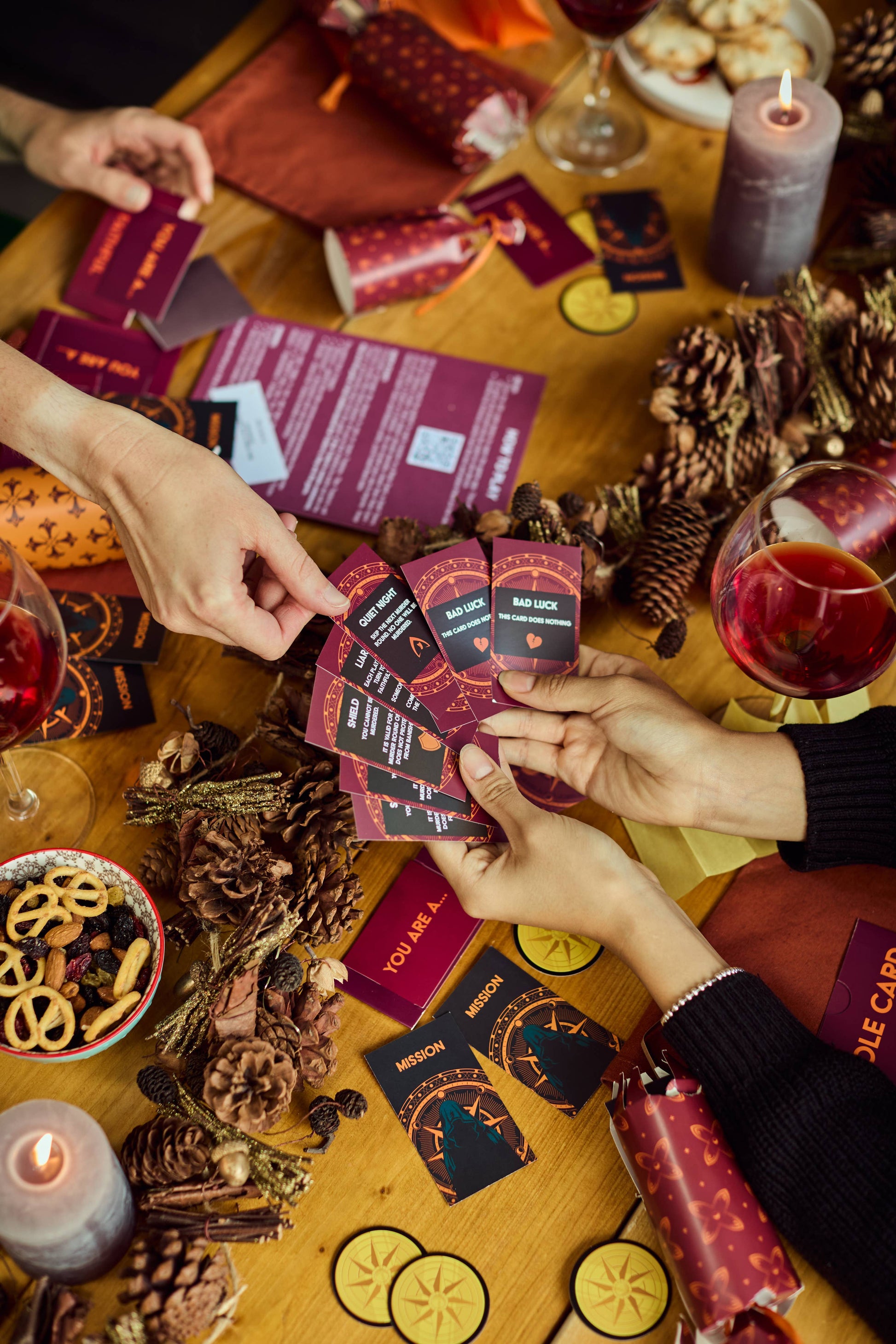 Official The Traitors Christmas Crackers - Set of 6 -  from The Bookhouse Broughty Ferry- Just £22.50! Shop now