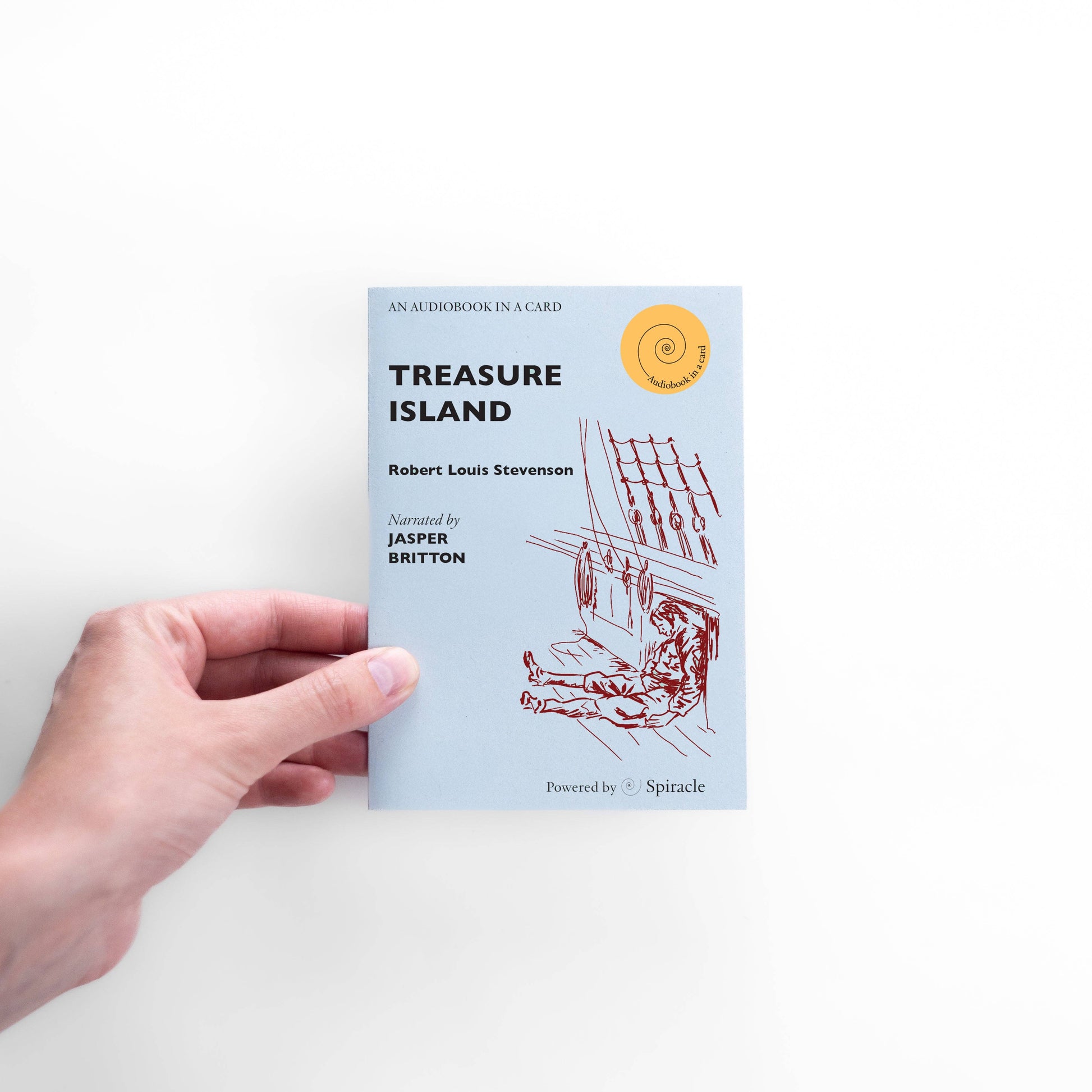 Audiobook in a Card: Treasure Island -  from The Bookhouse Broughty Ferry- Just £12! Shop now