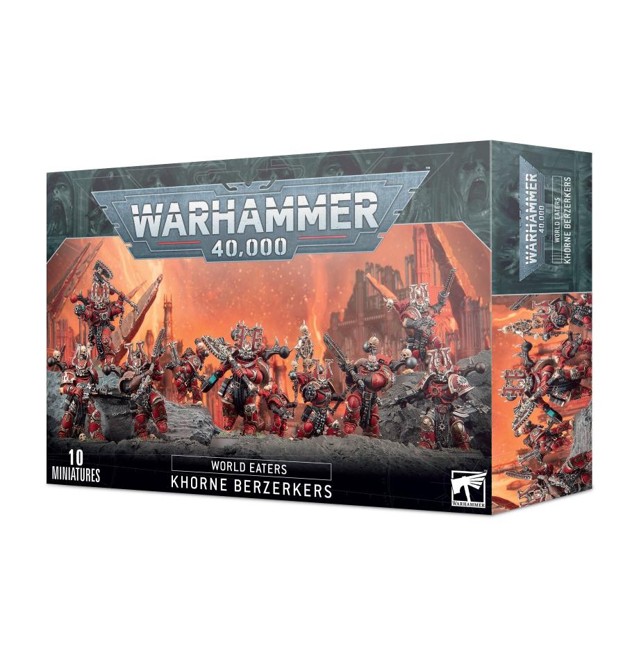 Chaos Space Marines World Eaters Khorne Berserkers - Warhammer from The Bookhouse Broughty Ferry- Just £38.25! Shop now