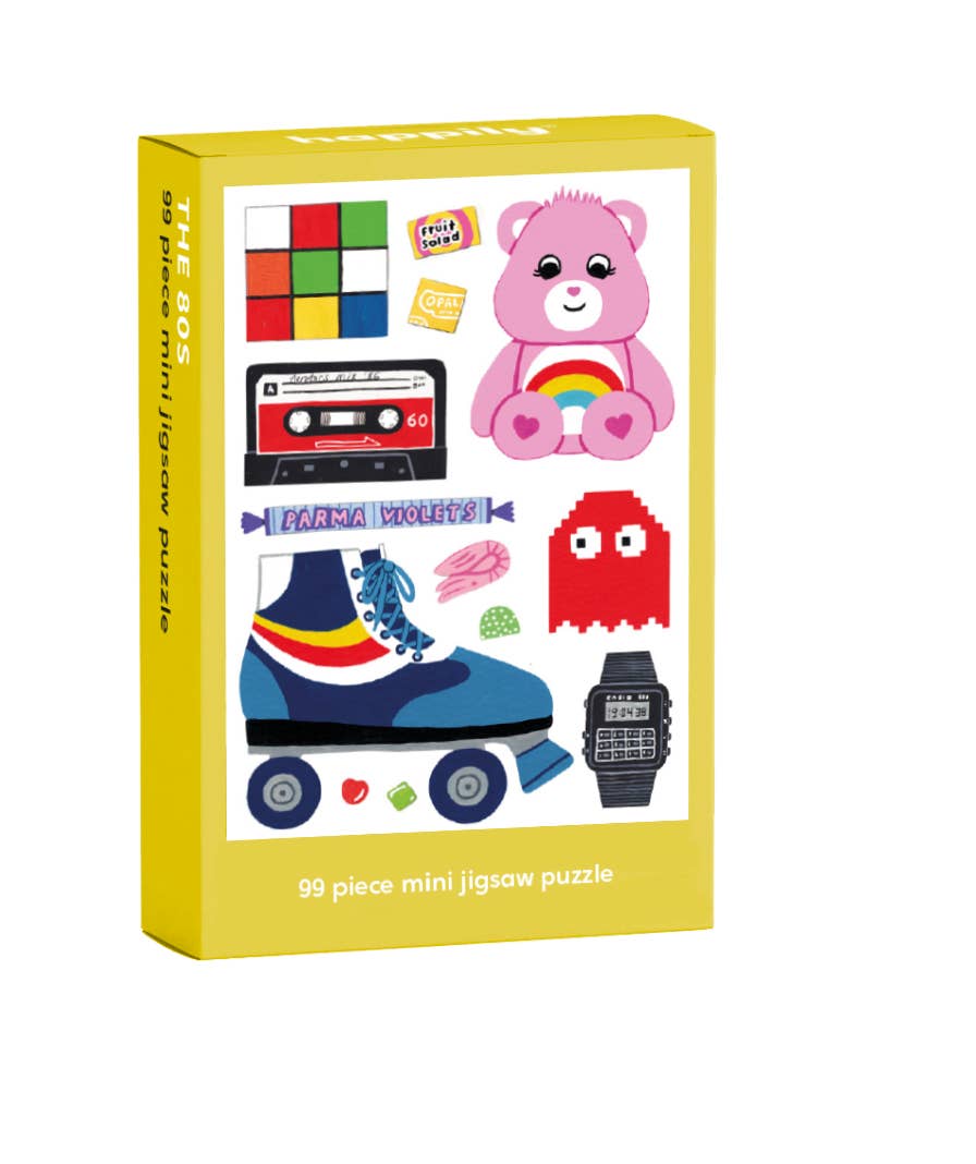 Retro 80's - 99 Piece Mini Jigsaw Puzzle -  from The Bookhouse Broughty Ferry- Just £6! Shop now