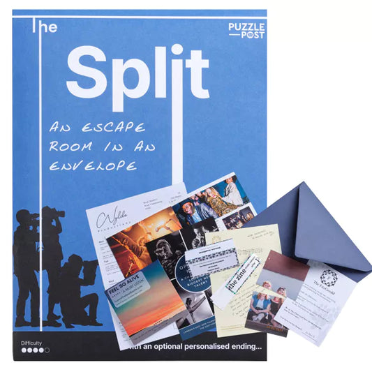 An Escape Room in an Envelope: The Split. Board Game Puzzle