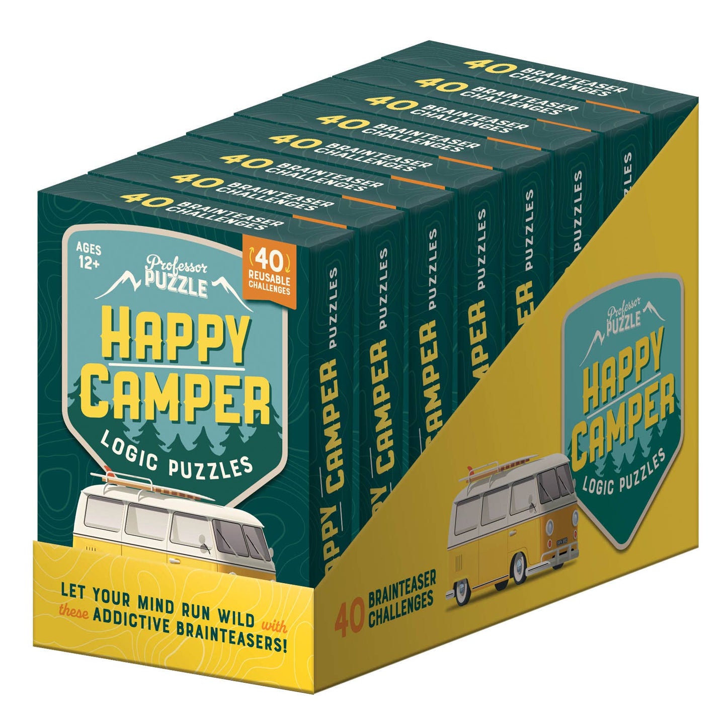 Happy Camper Logic Puzzles -  from The Bookhouse Broughty Ferry- Just £6! Shop now