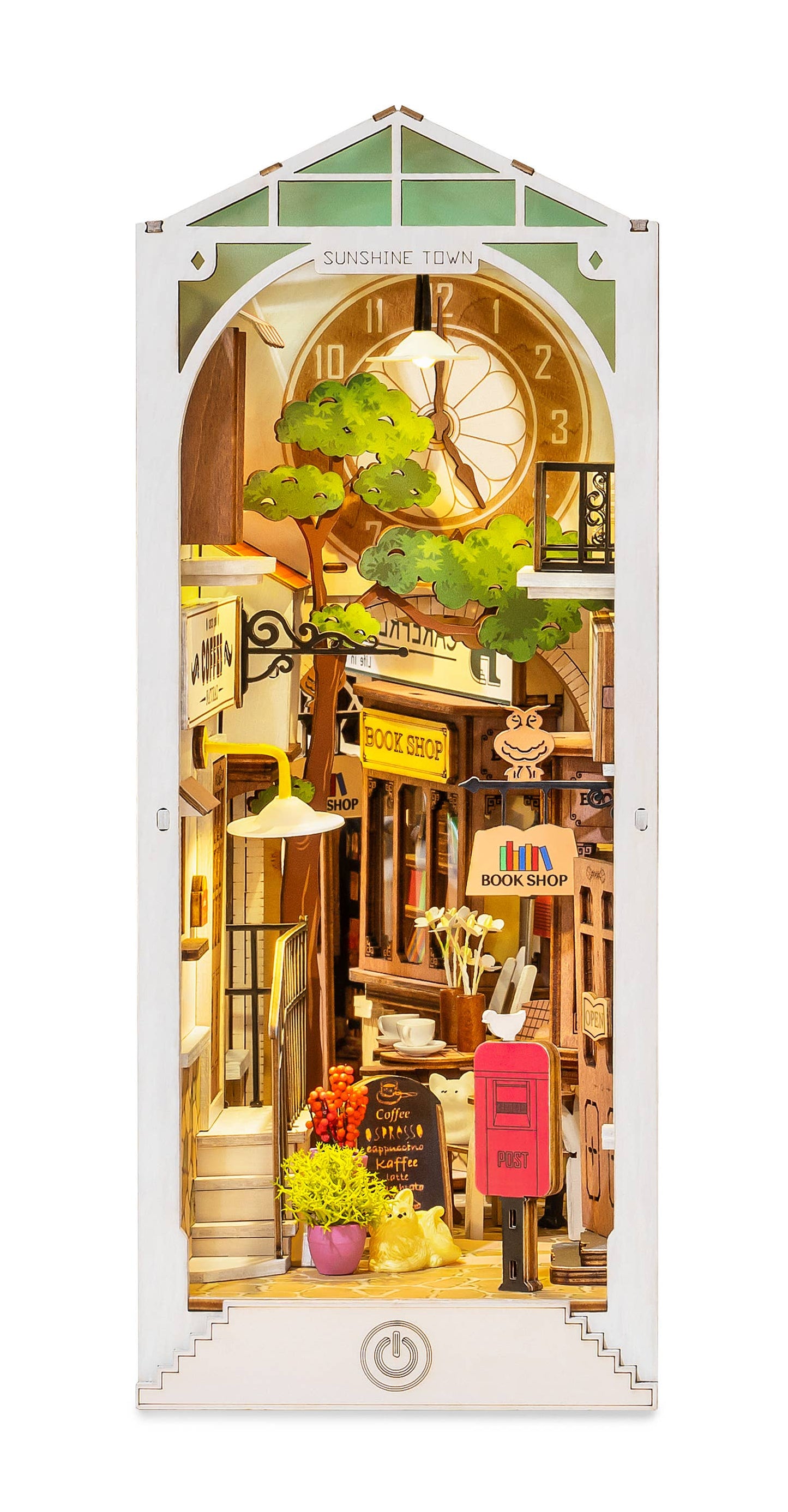 DIY Book Nook Bookend - Sunshine Town -  from The Bookhouse Broughty Ferry- Just £39.95! Shop now