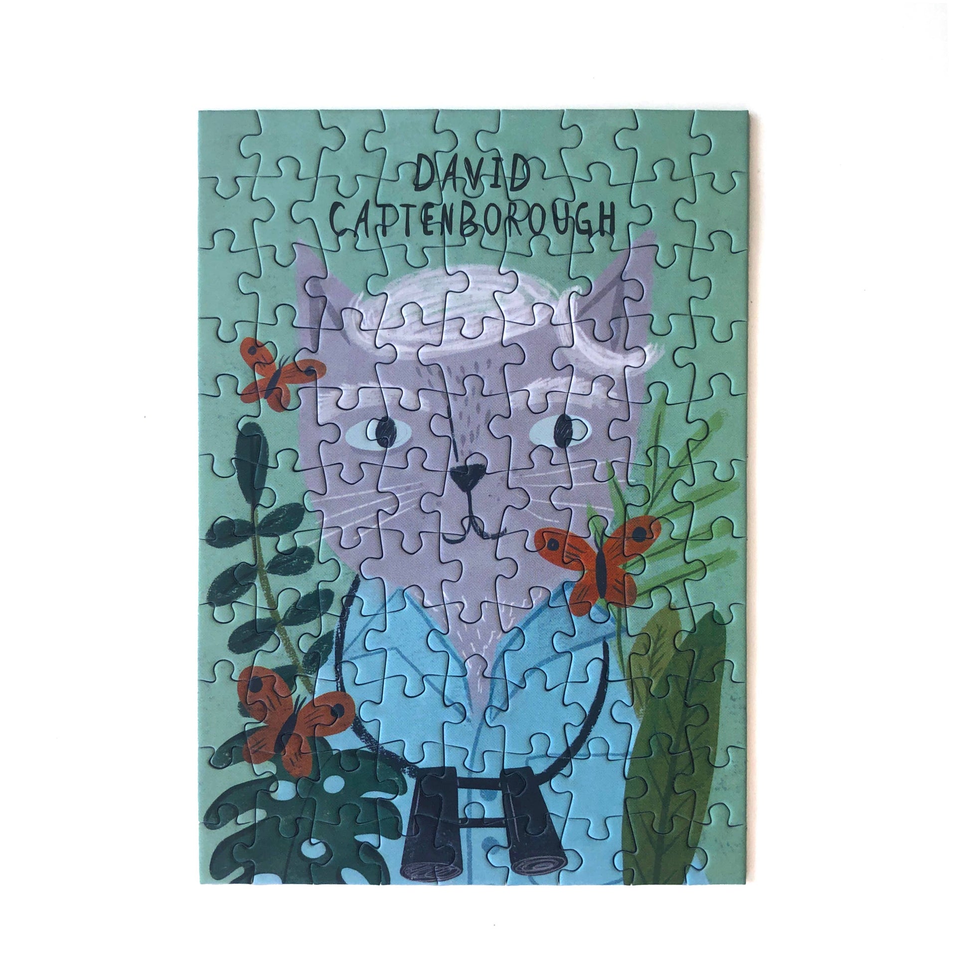 David Cattenborough - 99 Piece Mini Cat Jigsaw Puzzle -  from The Bookhouse Broughty Ferry- Just £6! Shop now