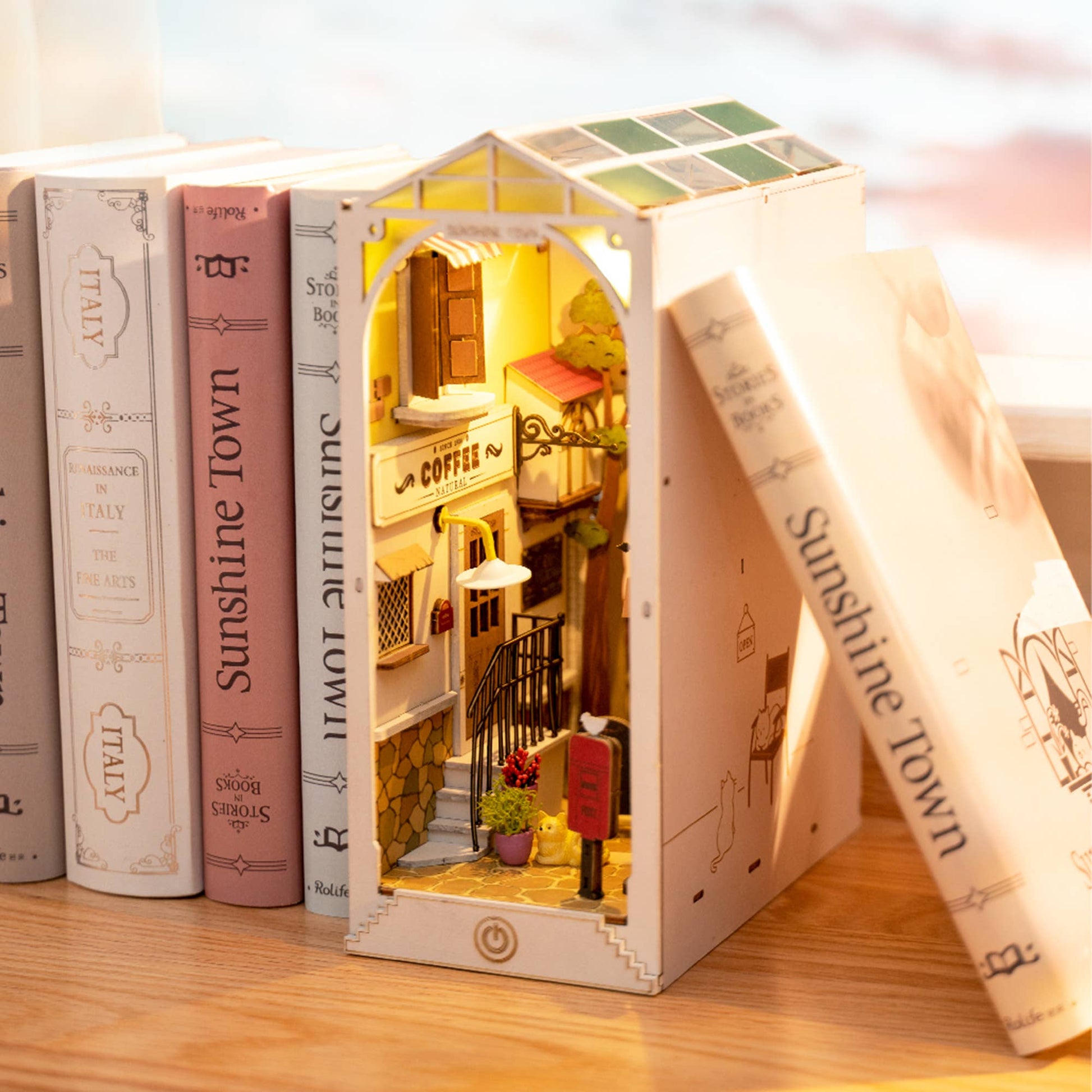 DIY Miniature House Book Nook Kit: Sunshine Town -  from The Bookhouse Broughty Ferry- Just £39.95! Shop now