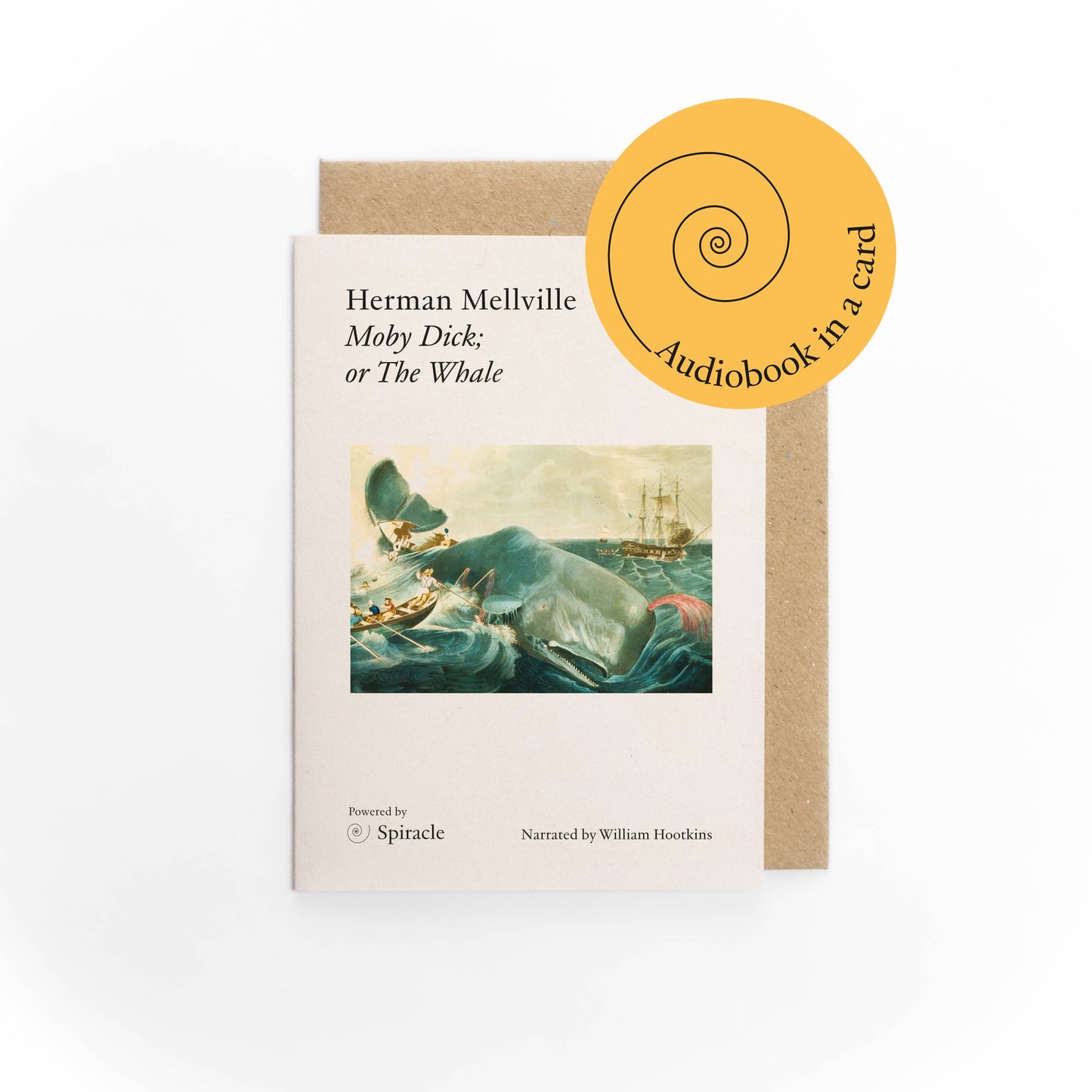 Audiobook in a Card: Moby Dick by Herman Melville -  from The Bookhouse Broughty Ferry- Just £12! Shop now