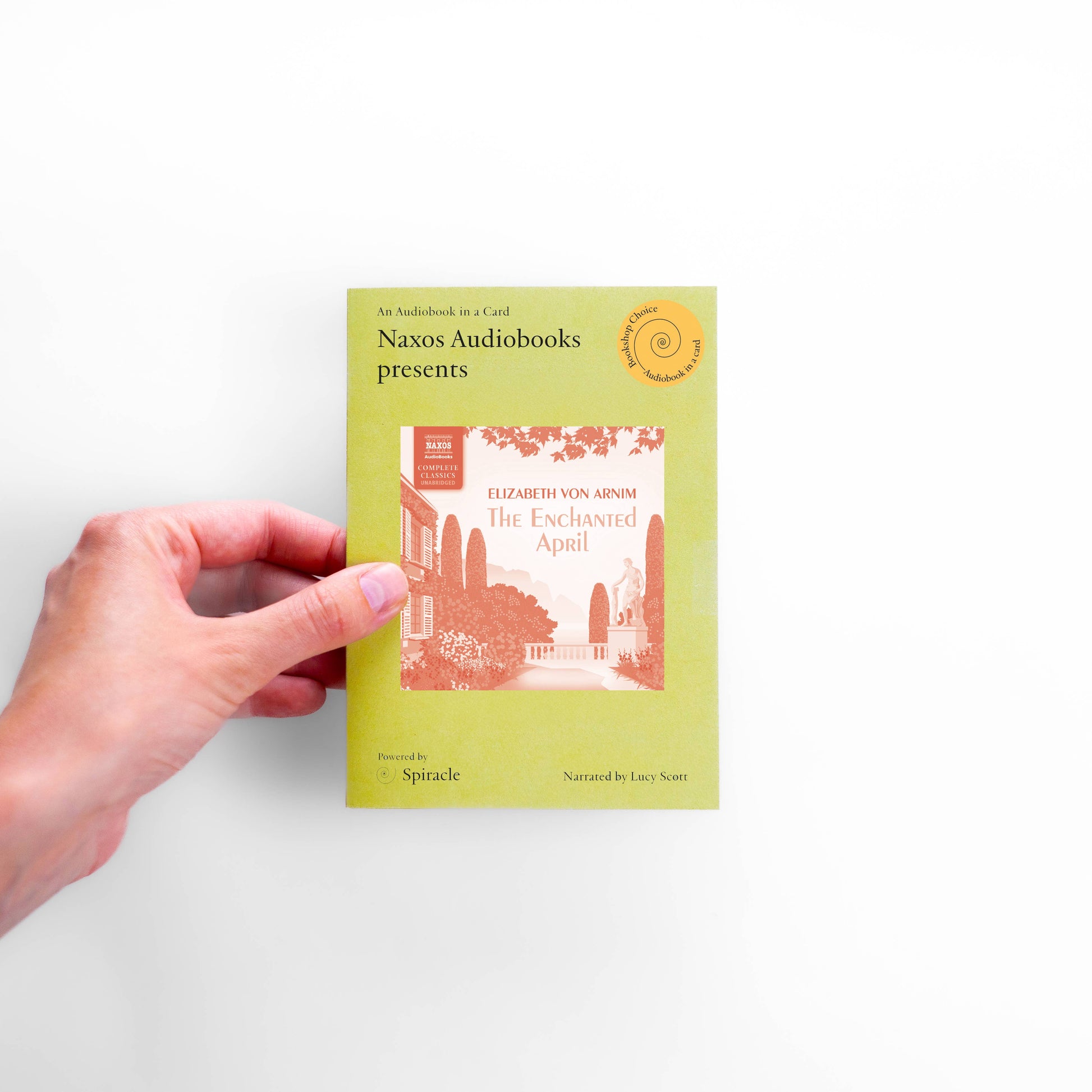 Audiobook In A Card: The Enchanted April  -  from The Bookhouse Broughty Ferry- Just £12! Shop now