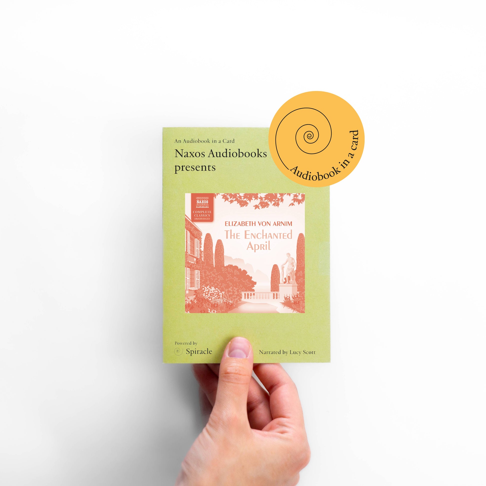Audiobook In A Card: The Enchanted April  -  from The Bookhouse Broughty Ferry- Just £12! Shop now