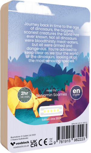 Dinosaurs - Voxblock Audiobook - Audiobook from The Bookhouse Broughty Ferry- Just £9.99! Shop now