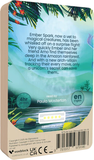 Ember Spark and the Unicorn's Secret -Voxblock - Book from The Bookhouse Broughty Ferry- Just £12.99! Shop now