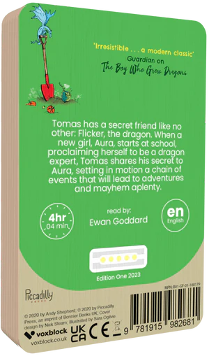 The Boy Who Dreamed of Dragons - VoxBlock Audiobook - Audiobook from The Bookhouse Broughty Ferry- Just £11.99! Shop now