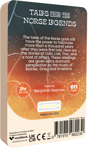 Tales from the Norse Legends - VoxBlock Audiobook - Audiobook from The Bookhouse Broughty Ferry- Just £9.99! Shop now