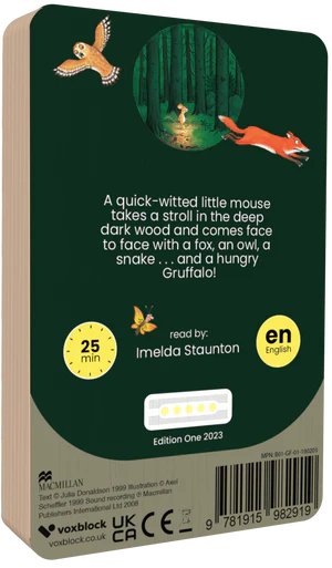 The Gruffalo - VoxBlock Audiobook - Audiobook from The Bookhouse Broughty Ferry- Just £9.99! Shop now