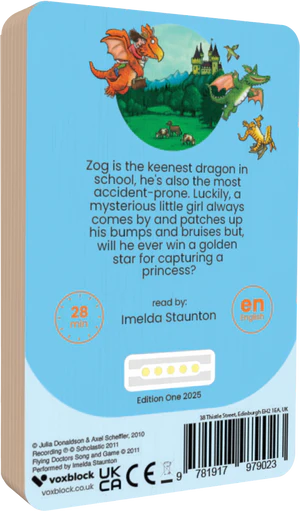 Zog - Voxblock Audiobook - Audiobook from The Bookhouse Broughty Ferry- Just £9.99! Shop now