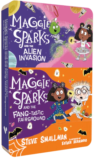 Maggie Sparks and the Alien Invasion & Maggie Sparks and the Fang-tastic Fairground - Voxblock Audiobook - Audiobook from The Bookhouse Broughty Ferry- Just £9.99! Shop now