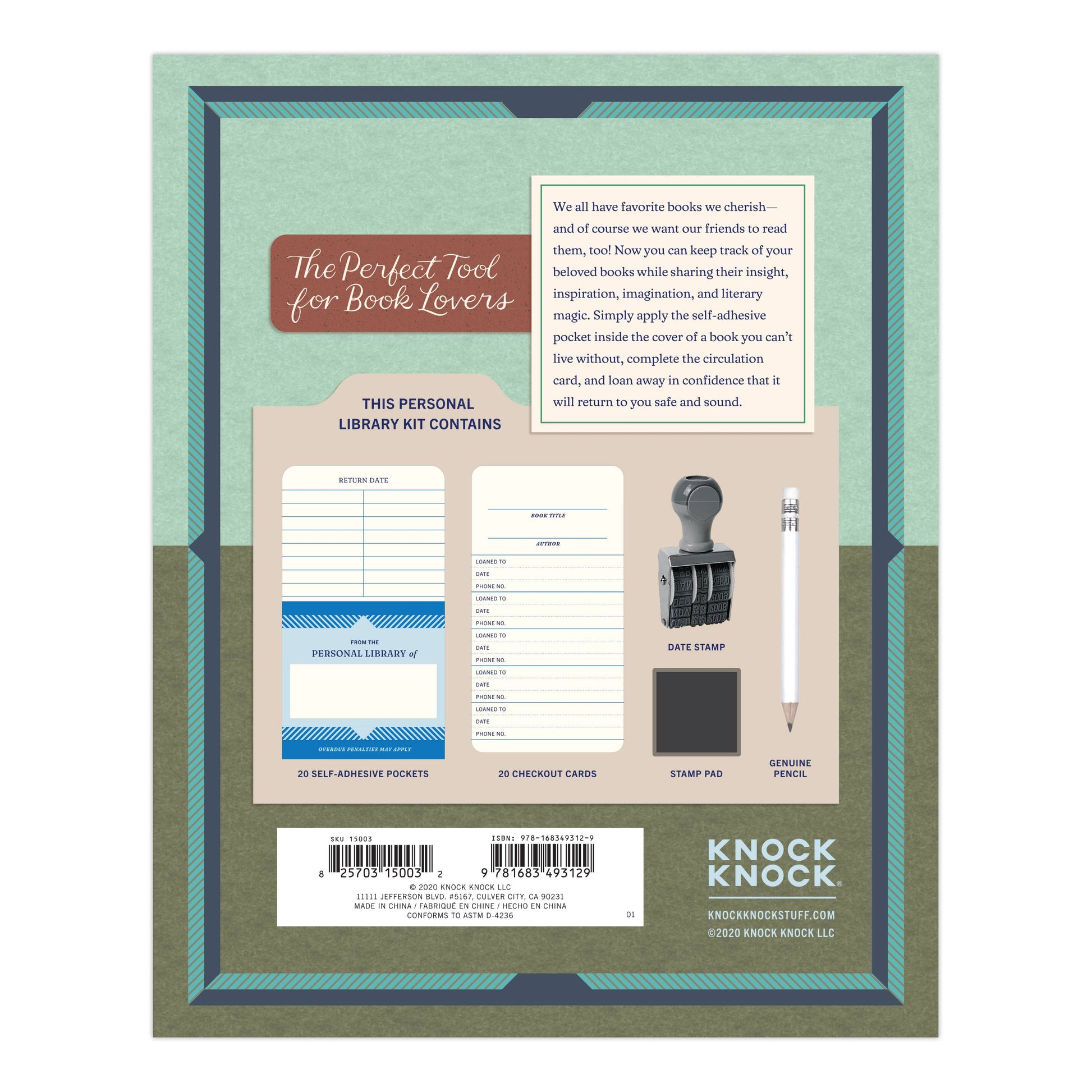 Knock Knock Personal Library Kit Classic Edition PLK Book Bo -  from The Bookhouse Broughty Ferry- Just £17.95! Shop now