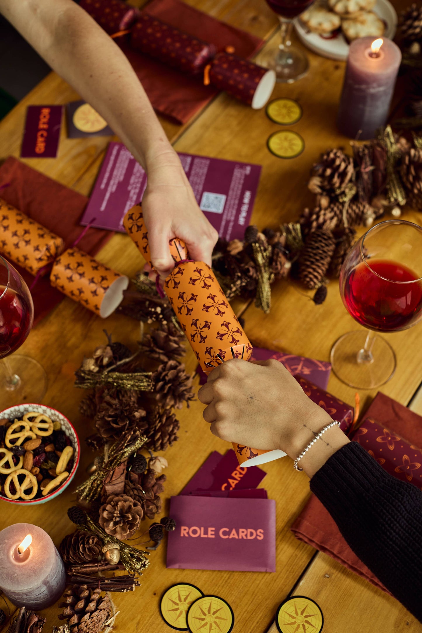 Official The Traitors Christmas Crackers - Set of 6 -  from The Bookhouse Broughty Ferry- Just £22.50! Shop now