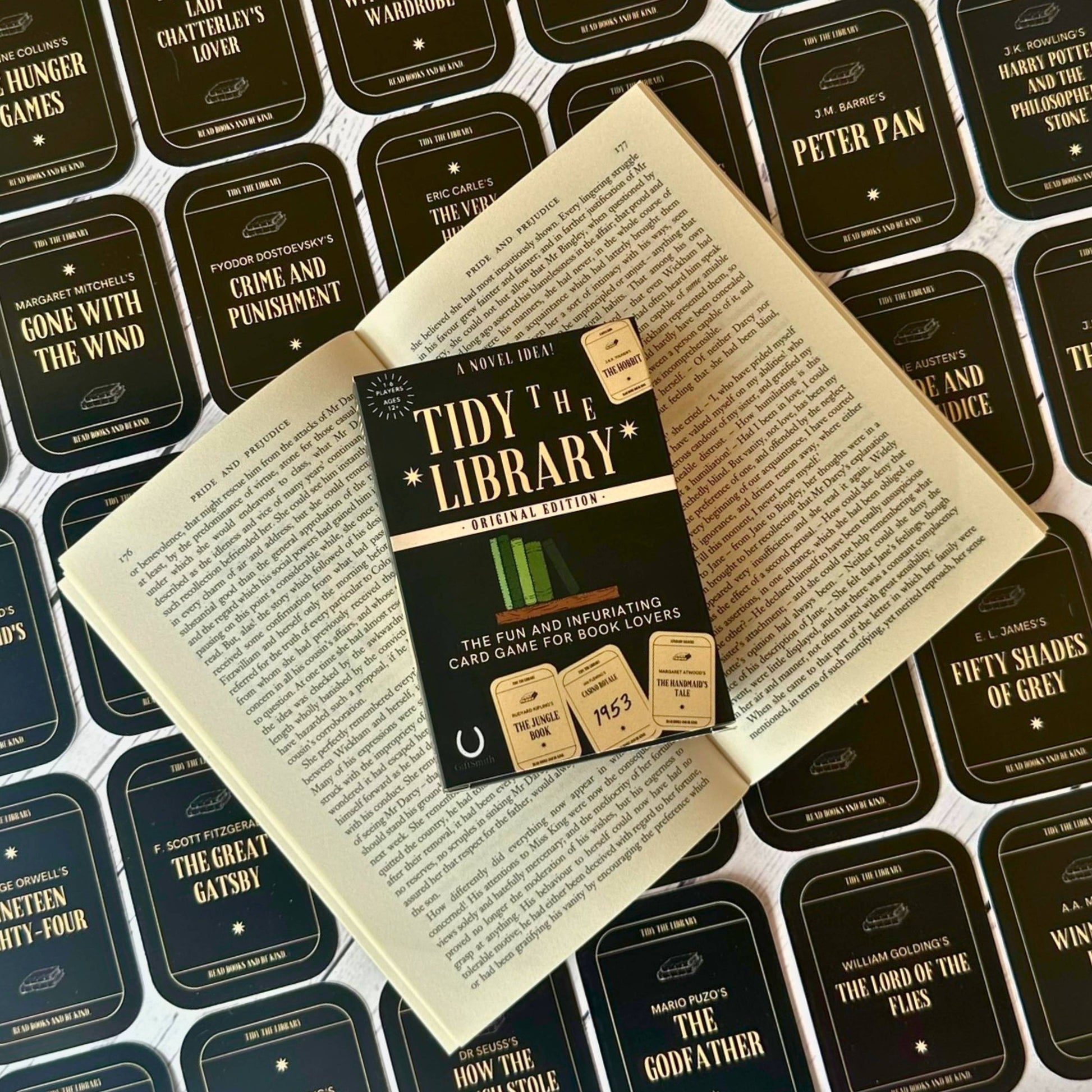 TIDY THE LIBRARY: The Original Card Game for Book Lovers -  from The Bookhouse Broughty Ferry- Just £9.99! Shop now