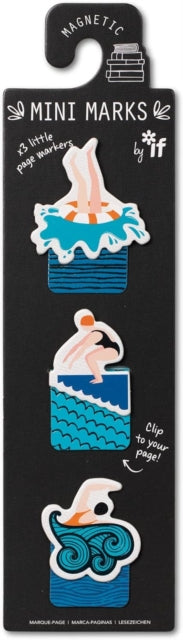 Magnetic Mini Marks By If - Swimmers - Gift from The Bookhouse Broughty Ferry- Just £3.99! Shop now
