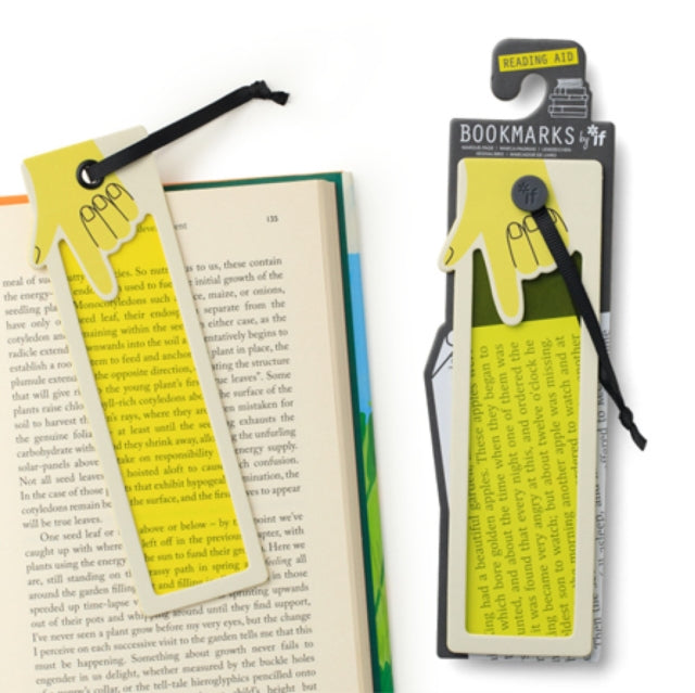 Reading Aid Bookmarks by if - Yellow - Gift from The Bookhouse Broughty Ferry- Just £4.99! Shop now