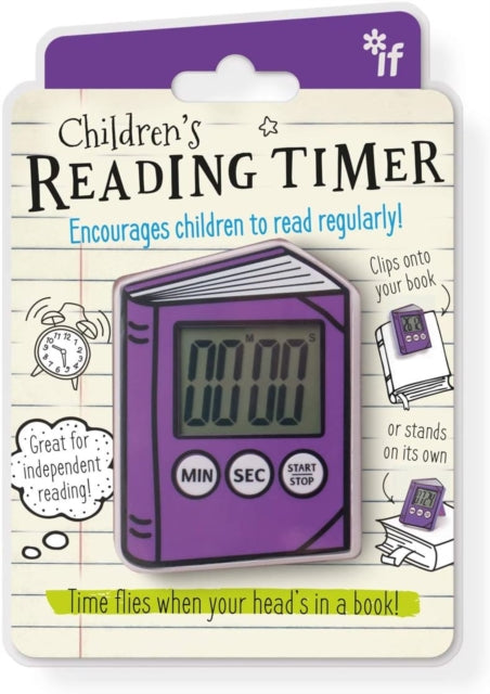 CHILDREN'S READING TIMER - PURPLE - Gift from The Bookhouse Broughty Ferry- Just £8.99! Shop now