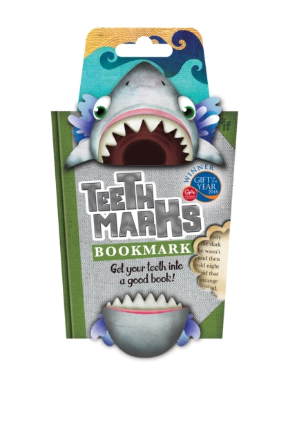 TeethMarks Bookmarks - Shark - Book from The Bookhouse Broughty Ferry- Just £6.99! Shop now
